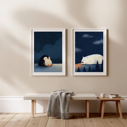 Duo d'affiches Banquise - Heure d'été 