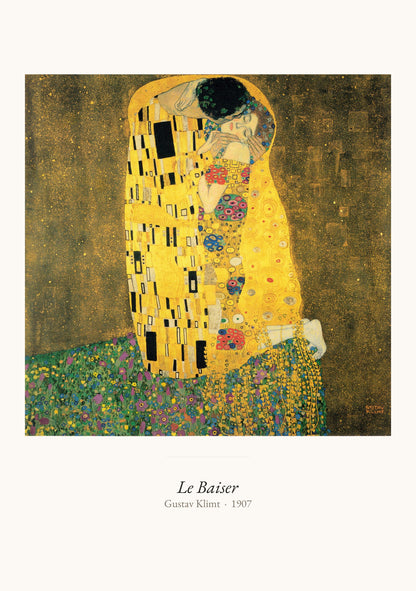 Le Baiser, Gustav Klimt | Affiche Art Premium