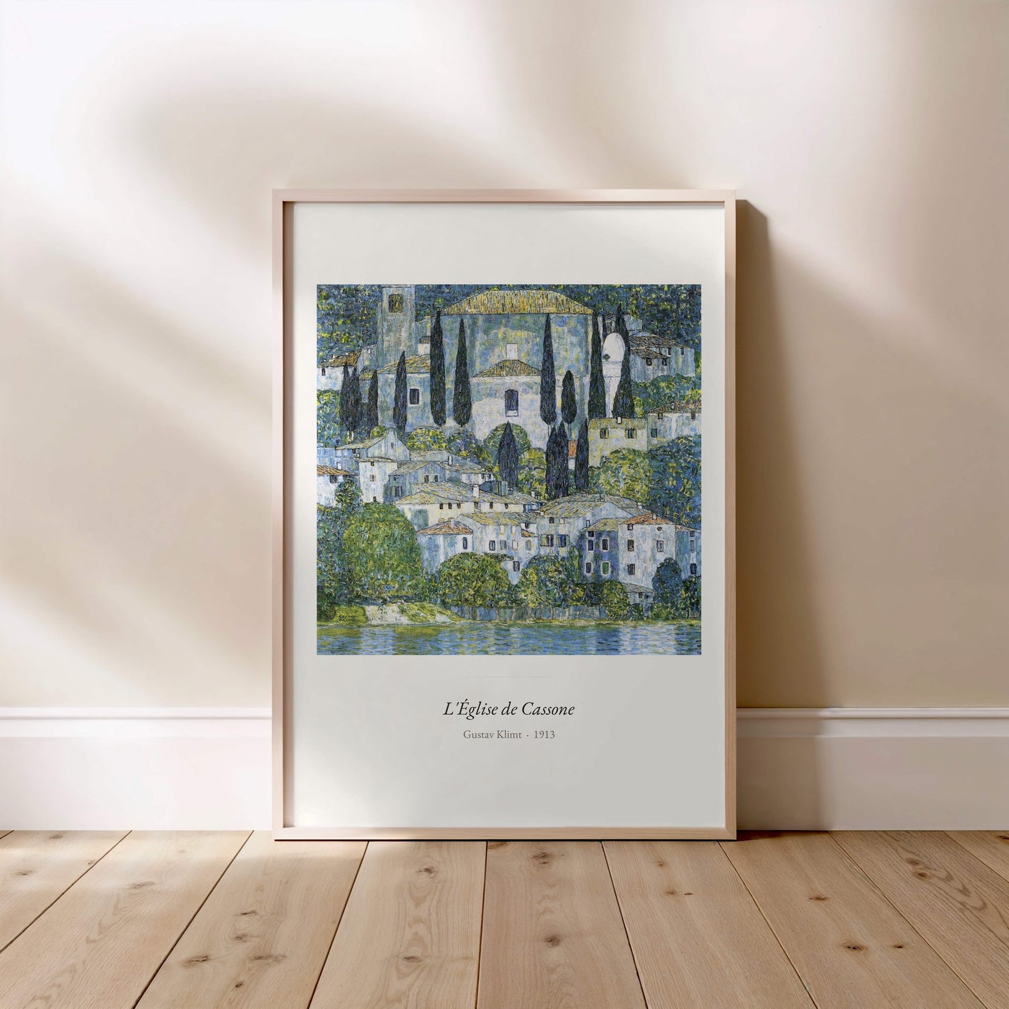 L'Église de Cassone, Gustav Klimt | Affiche Art Premium