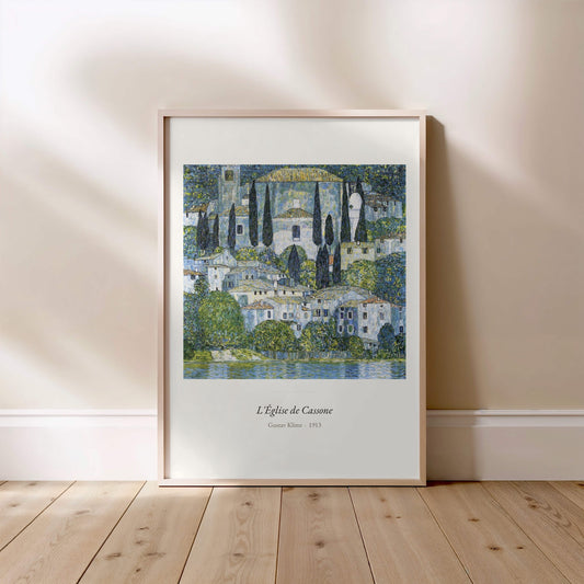 L'Église de Cassone, Gustav Klimt | Affiche Art Premium