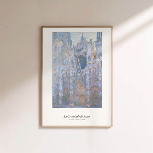 La Cathédrale de Rouen, Claude Monet | Affiche Art Premium en situation