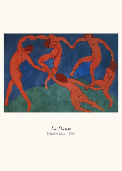 La Danse, Henri Matisse | Affiche Art Premium, l'affiche seule, papier épais mat éco-responsable