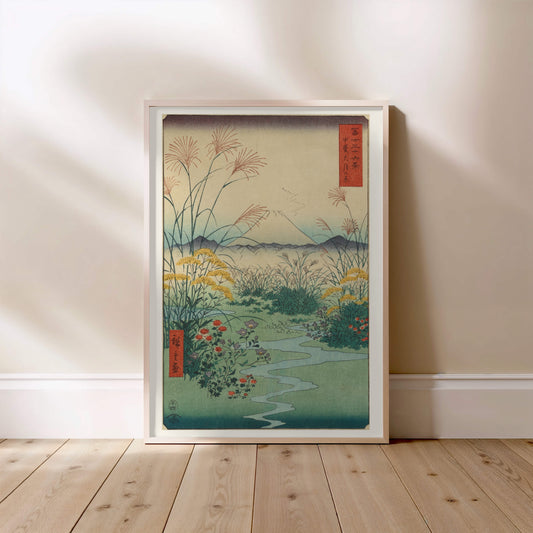 La Plaine d'Ōtsuki, Province de Kai - Utagawa Hiroshige