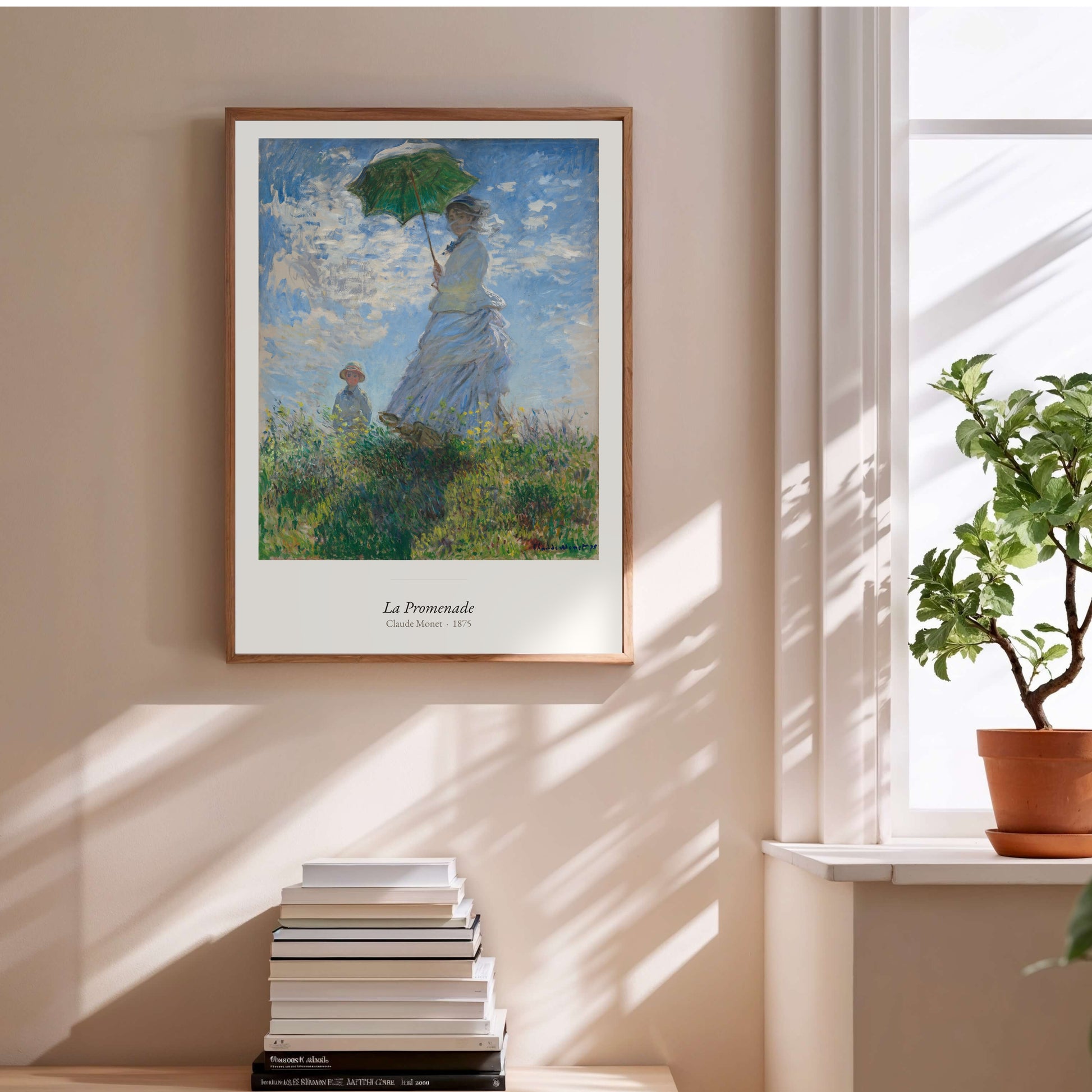 La Promenade, Claude Monet | Affiche Art Premium en situation
