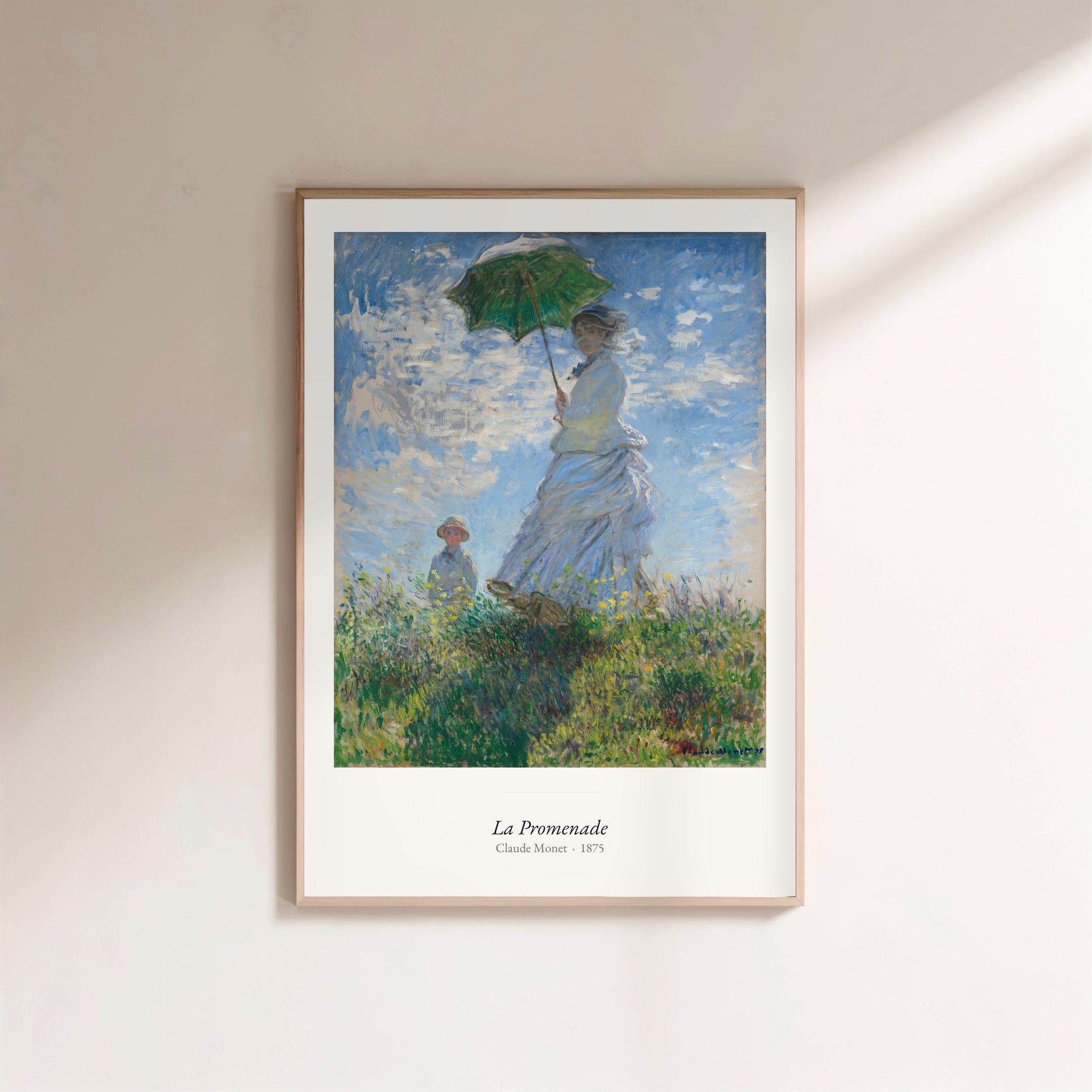 La Promenade, Claude Monet | Affiche Art Premium en situation