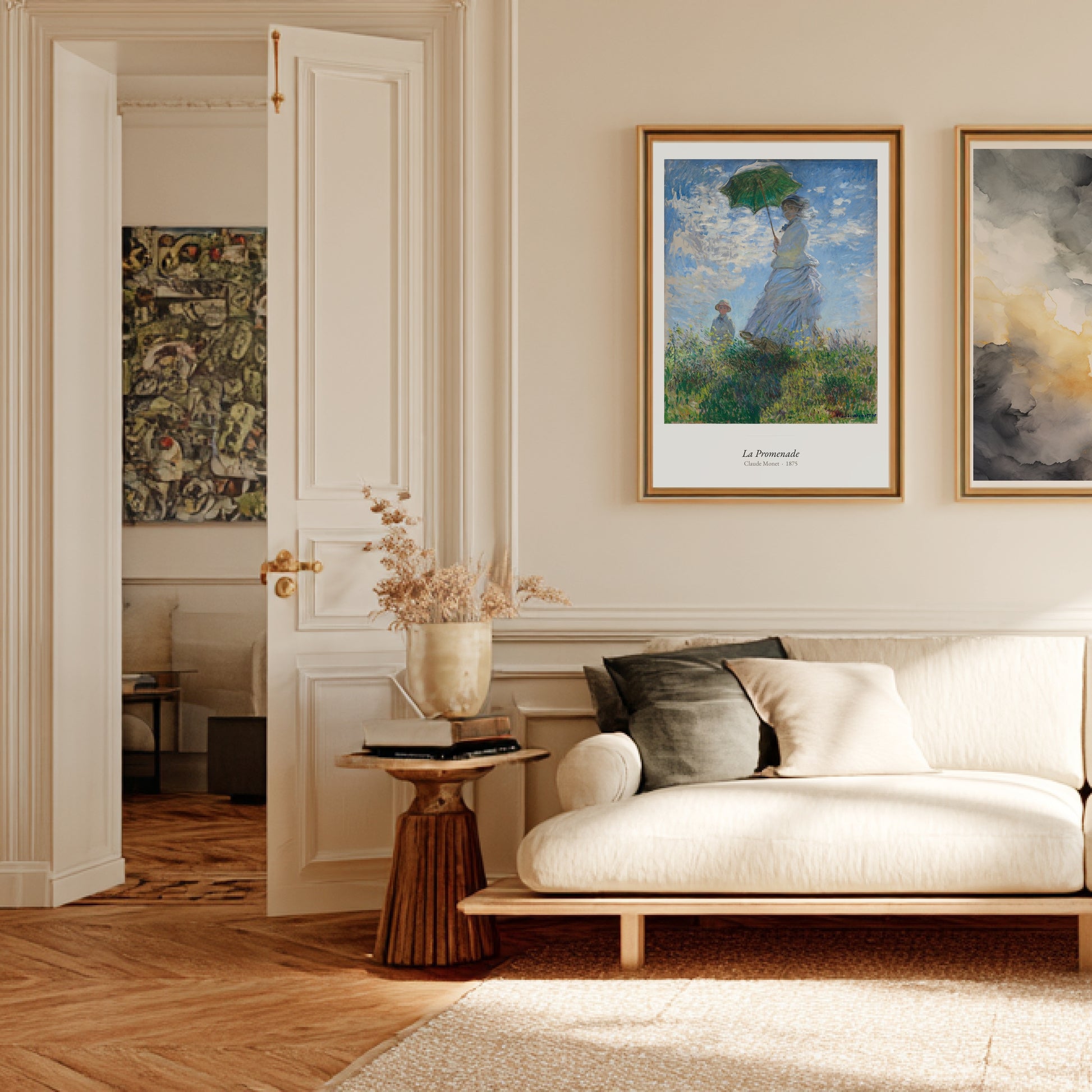 La Promenade, Claude Monet | Affiche Art Premium en situation