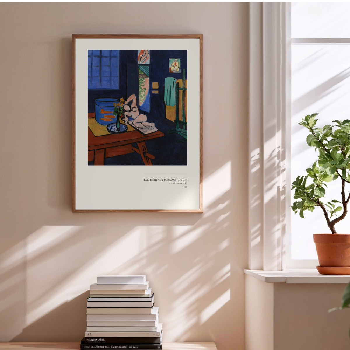 L'Atelier aux Poissons Rouges - Henri Matisse - Affiche Art en situation