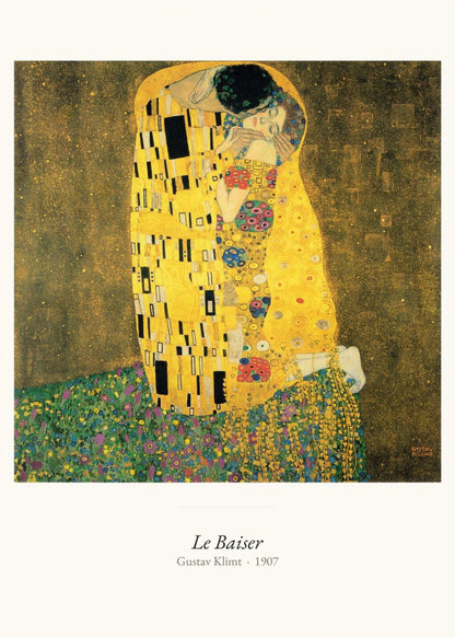 Le Baiser, Gustav Klimt | Affiche Art Premium, l'affiche seule, papier épais mat éco-responsable