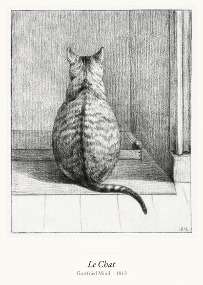 Le Chat, Gottfried Mind | Affiche Art Premium, l'affiche seule, papier épais mat éco-responsable