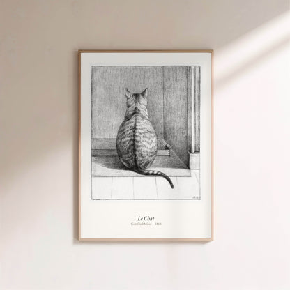 Le Chat, Gottfried Mind | Affiche Art Premium en situation