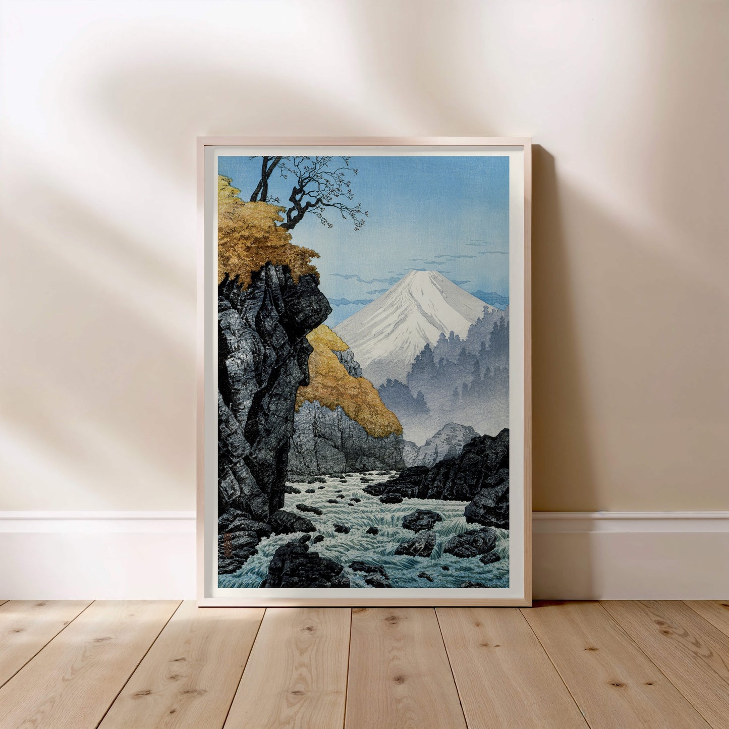 Le Pied du Mont Ashitaka - Hiroaki Takahashi - Estampe Japonaise