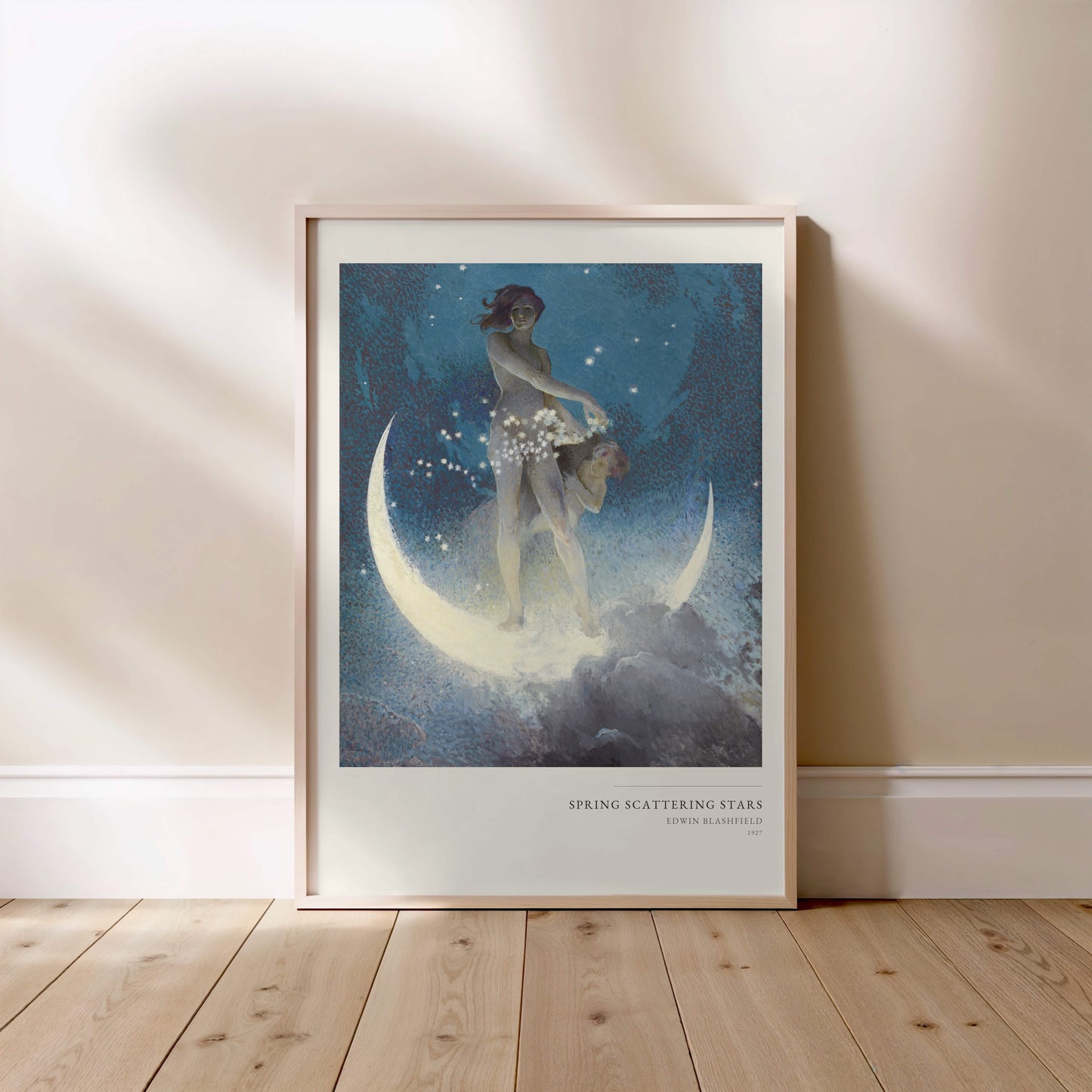 Le Printemps semant les Etoiles - Edwin Blashfield - Affiche Art Allégorique