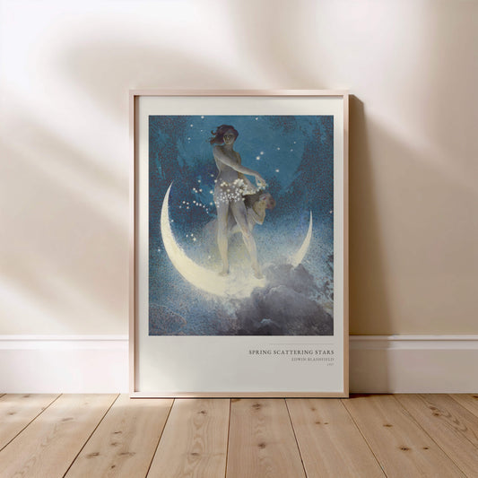 Le Printemps semant les Etoiles - Edwin Blashfield - Affiche Art Allégorique