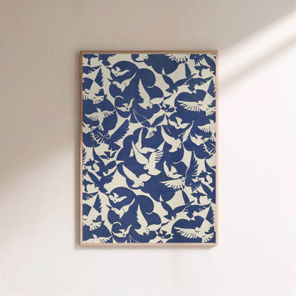 Les Oiseaux, Raoul Dufy | Affiche Art Premium, affiche encadrée sur un mur clair