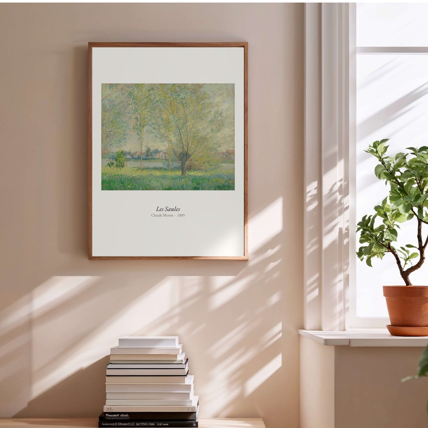 Les Saules, Claude Monet | Affiche Art Premium en situation