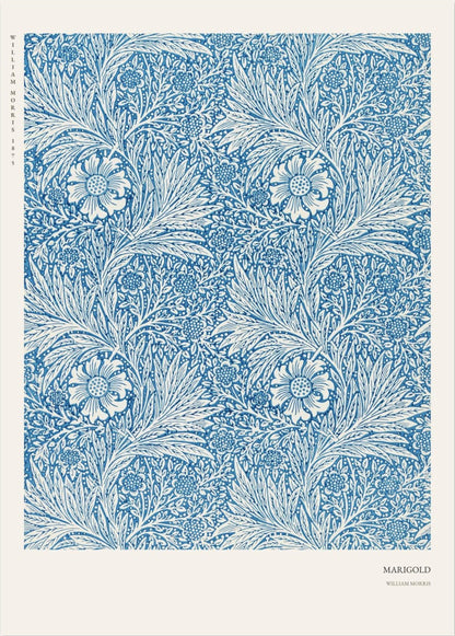 Marigold - William Morris - Arts & Crafts Poster, the print alone, thick matte eco-friendly paper