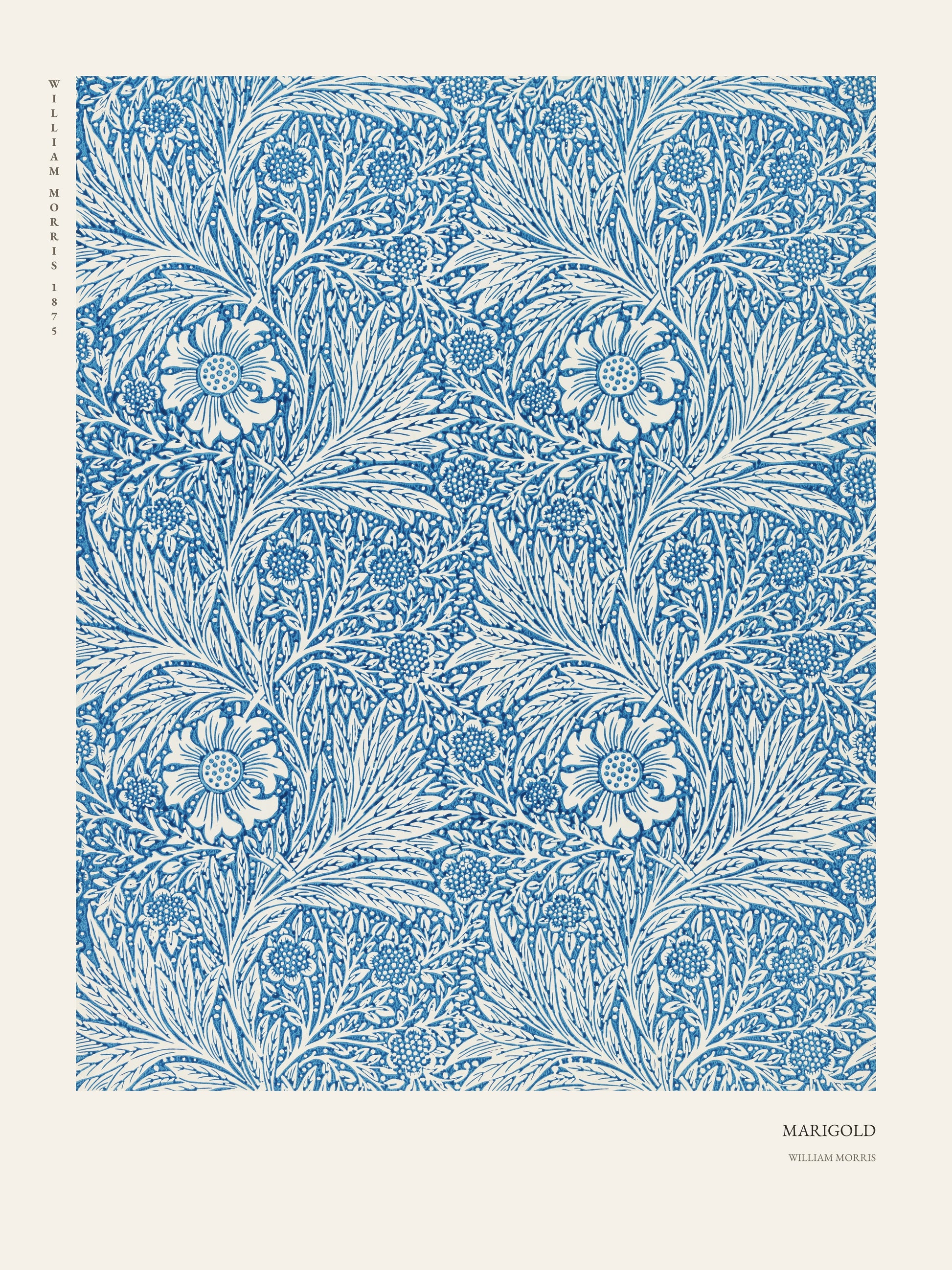 Marigold - William Morris - Affiche Arts & Crafts