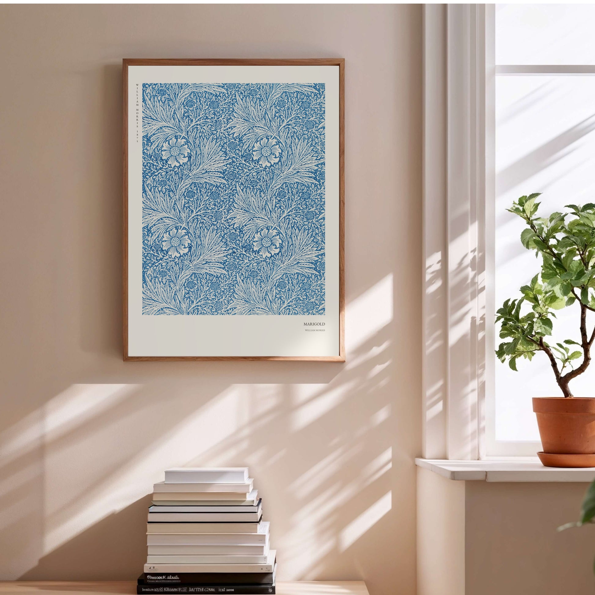 Marigold - William Morris - Affiche Arts & Crafts en situation