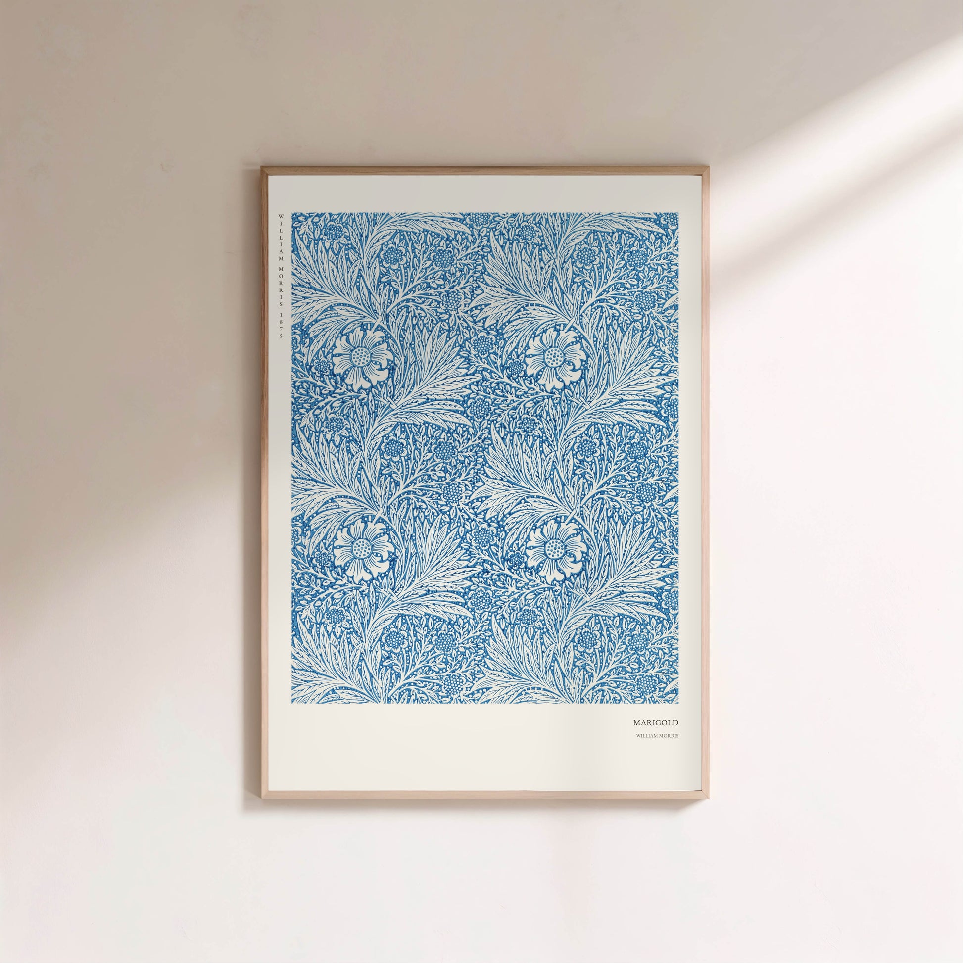 Marigold - William Morris - Affiche Arts & Crafts en situation