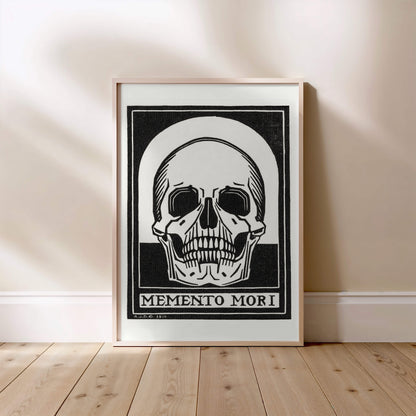 Memento Mori - Julie de Graag - Gravure Art Nouveau