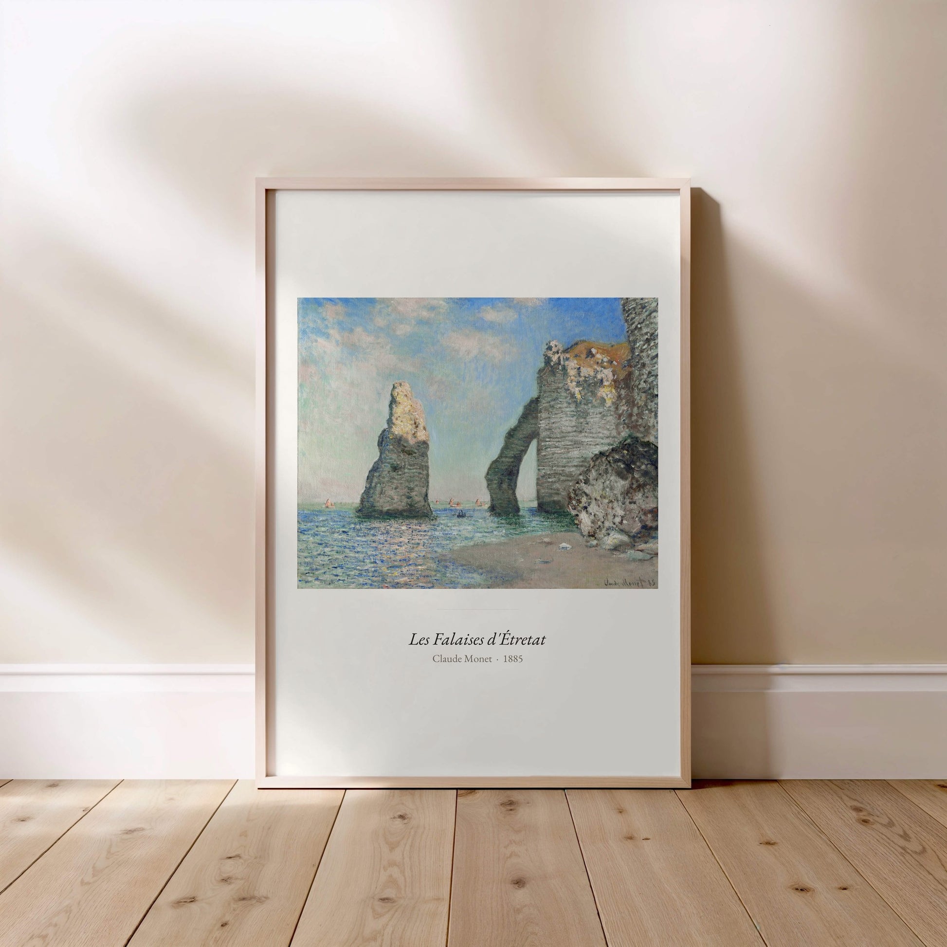 Les Falaises d'Étretat, Claude Monet | Affiche Art Premium
