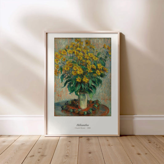 Hélianthes, Claude Monet | Affiche Art Premium