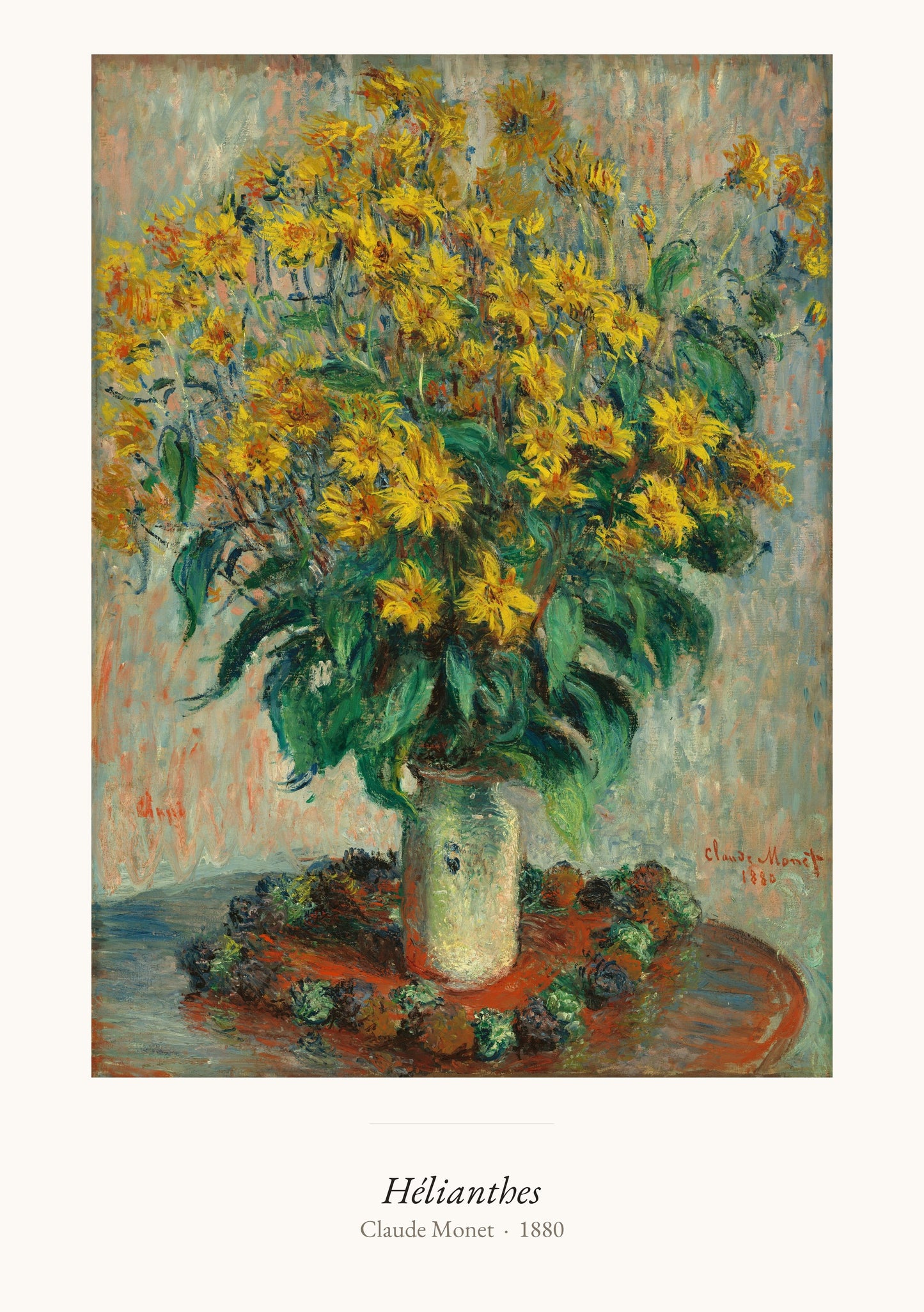 Hélianthes, Claude Monet | Affiche Art Premium