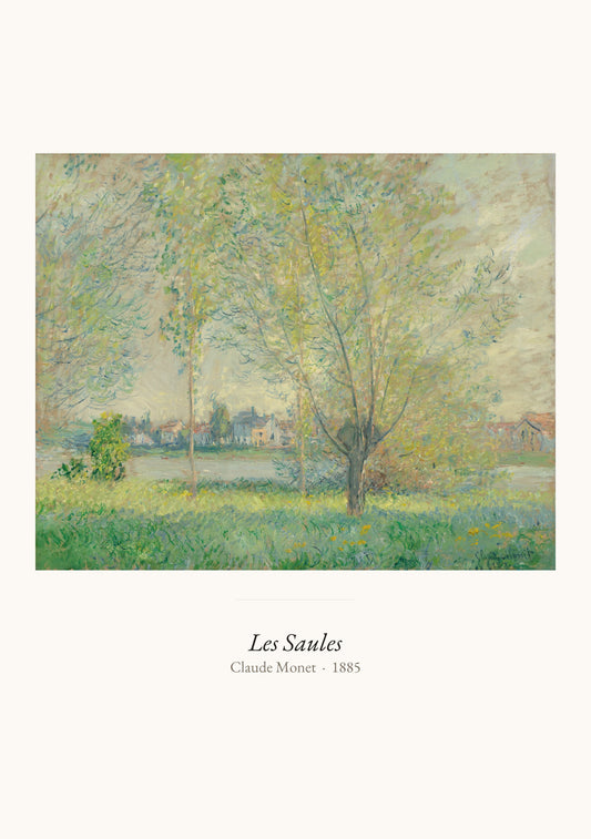 Les Saules, Claude Monet | Affiche Art Premium