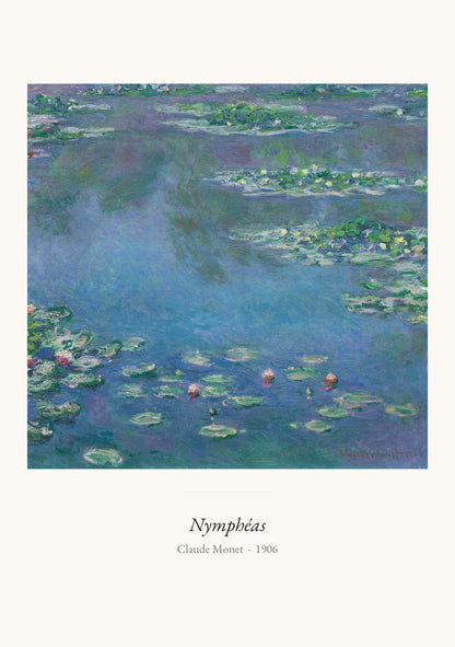 Nymphéas, Claude Monet | Affiche Art Premium