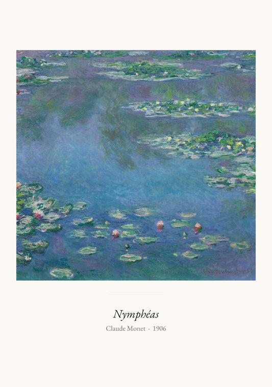 Nymphéas, Claude Monet | Affiche Art Premium
