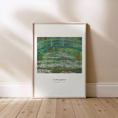 Le Pont japonais, Claude Monet | Affiche Art Premium