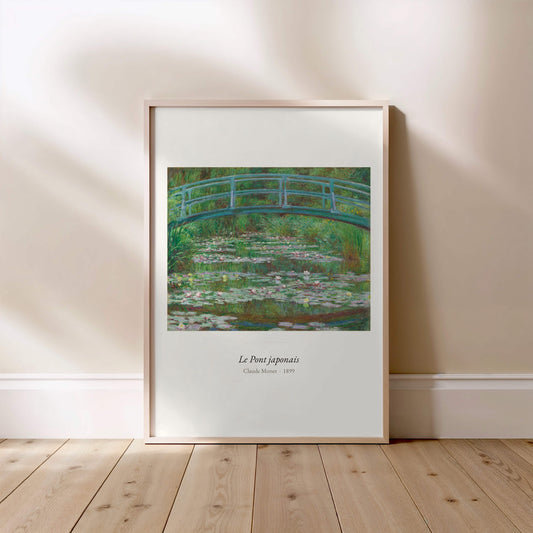 Le Pont japonais, Claude Monet | Affiche Art Premium