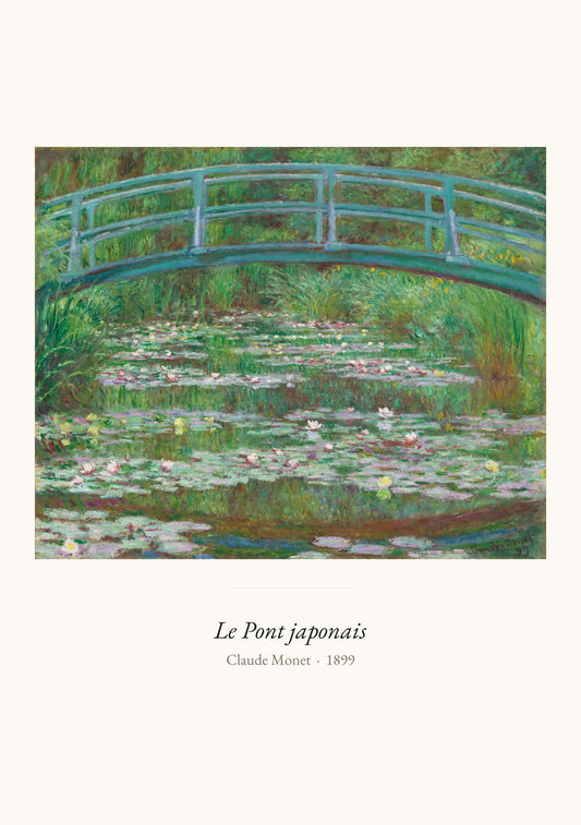 Le Pont japonais, Claude Monet | Affiche Art Premium