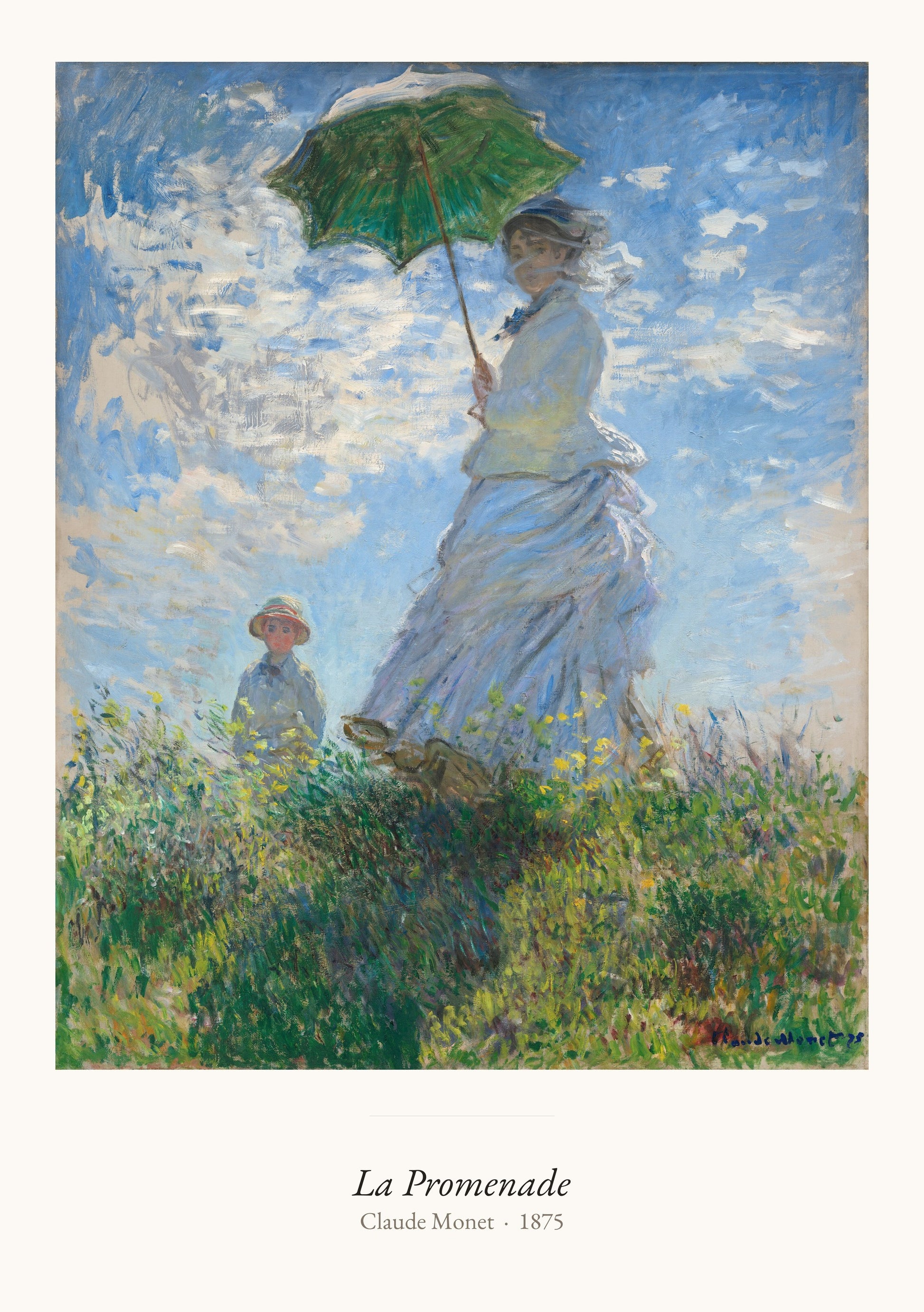 La Promenade, Claude Monet | Affiche Art Premium