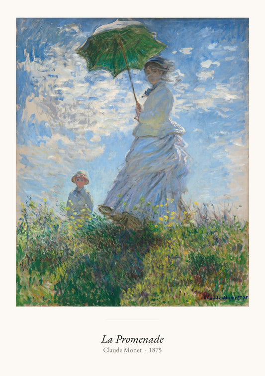 La Promenade, Claude Monet | Affiche Art Premium