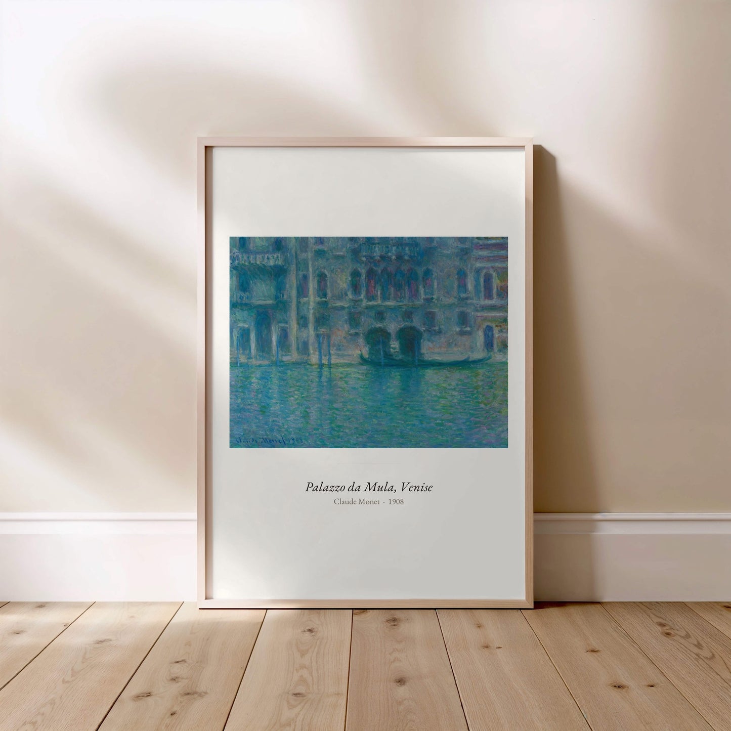 Palazzo da Mula, Venise, Claude Monet | Affiche Art Premium