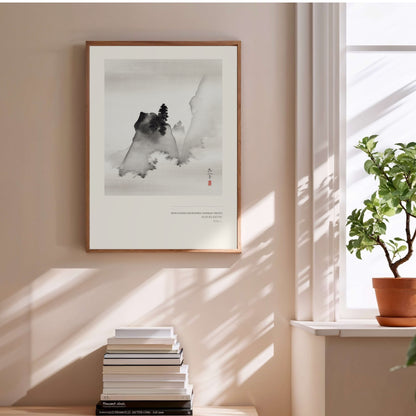 Montagnes, Trois Soirées - Suzuki Kiitsu - Peinture Japonaise en situation