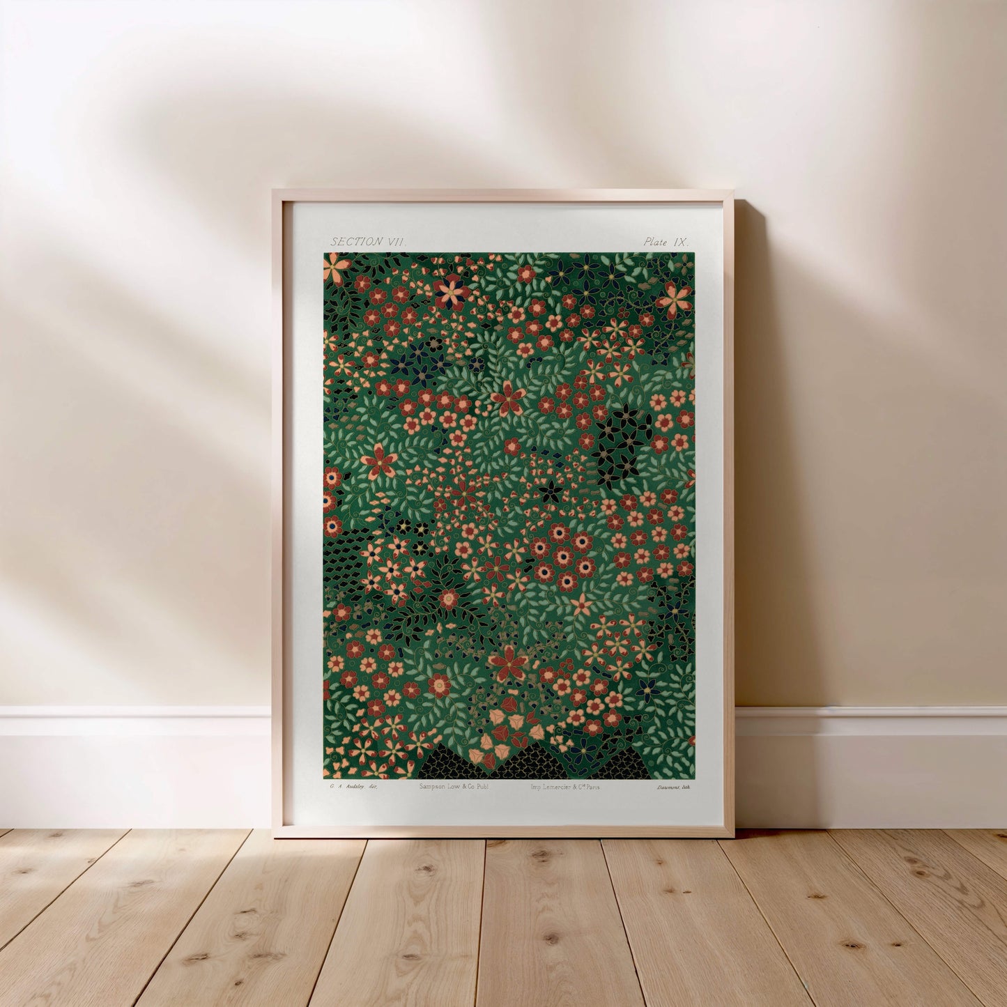 Motif Floral Japonais Section VII - Estampe Florale Art du Japon