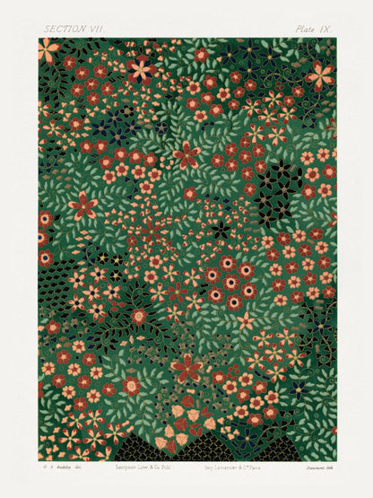 Motif Floral Japonais Section VII - Estampe Florale Art du Japon