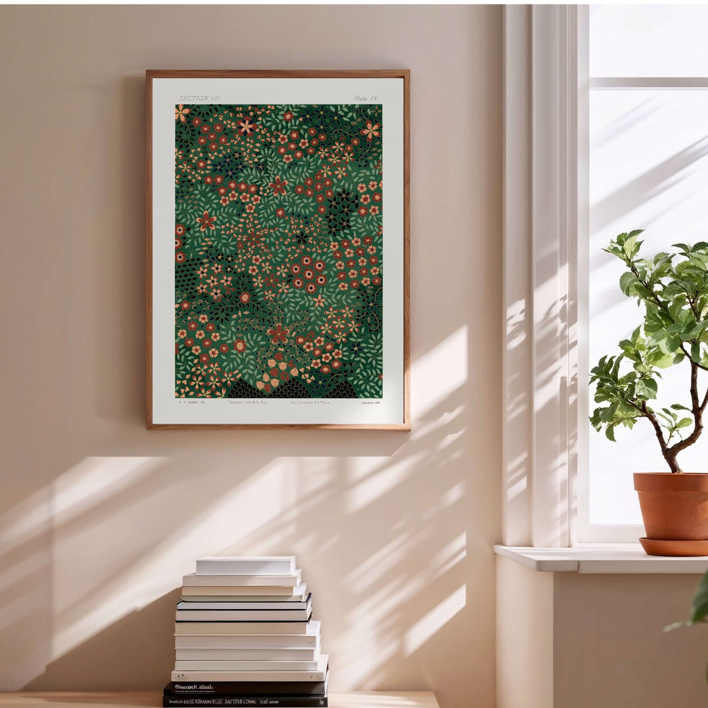 Motif Floral Japonais Section VII - Estampe Florale Art du Japon en situation