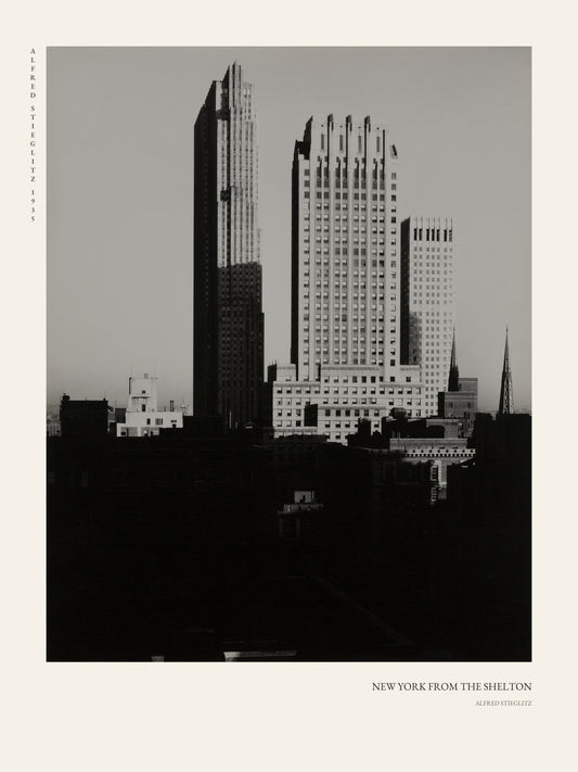 New York depuis le Shelton - Alfred Stieglitz - Photographie d'Art