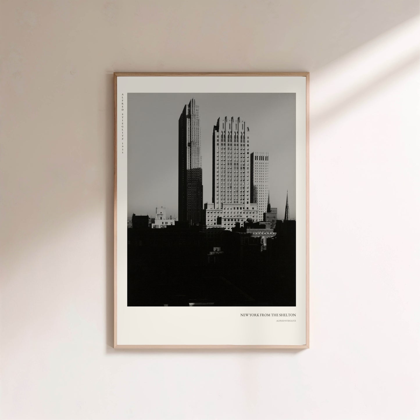 New York depuis le Shelton - Alfred Stieglitz - Photographie d'Art en situation
