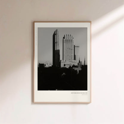 New York depuis le Shelton - Alfred Stieglitz - Photographie d'Art en situation