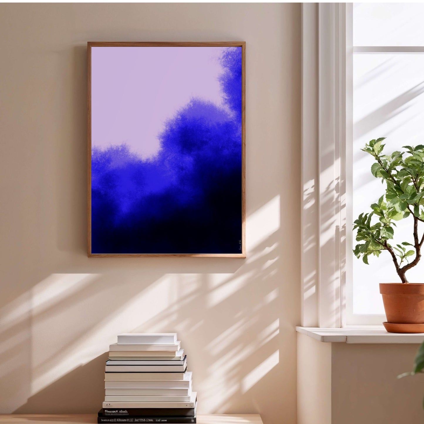 Stillness No. 3 | Poster Abstrait en situation