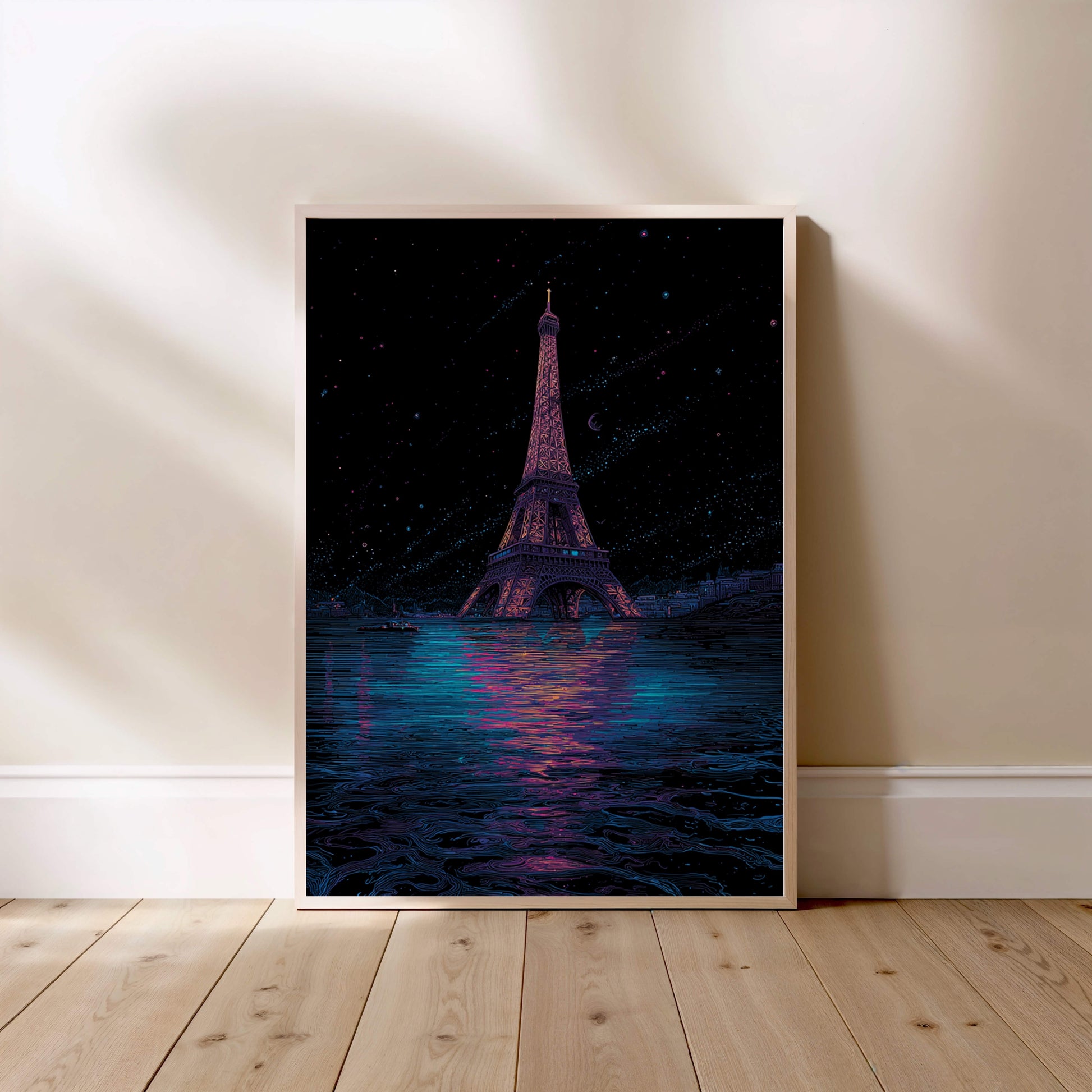 Paris Underwater, affiche encadrée