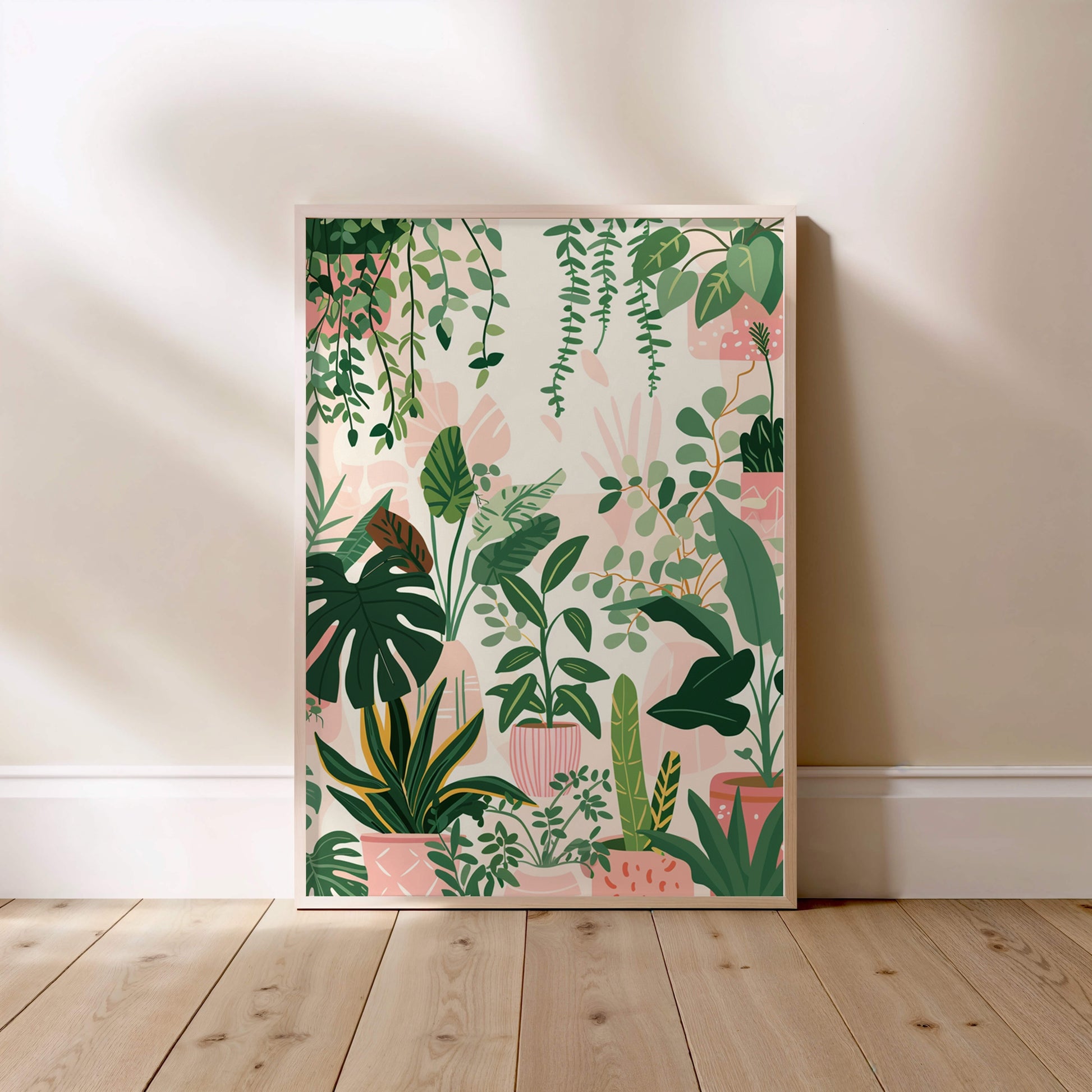 Pink Jungle, affiche encadrée