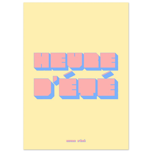 Affiche Heure d'été | Heure d'Été Studio