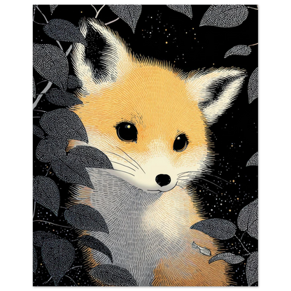 Affiche enfant Rox the fox | Heure d'Été Studio