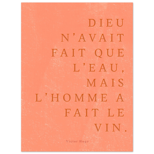 ...Mais l’homme a fait le vin. | Heure d'Été Studio