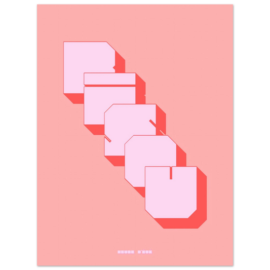 Affiche Bisou | Heure d'Été Studio
